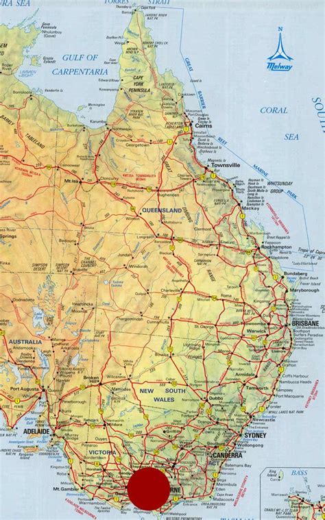 where is eastern australia.